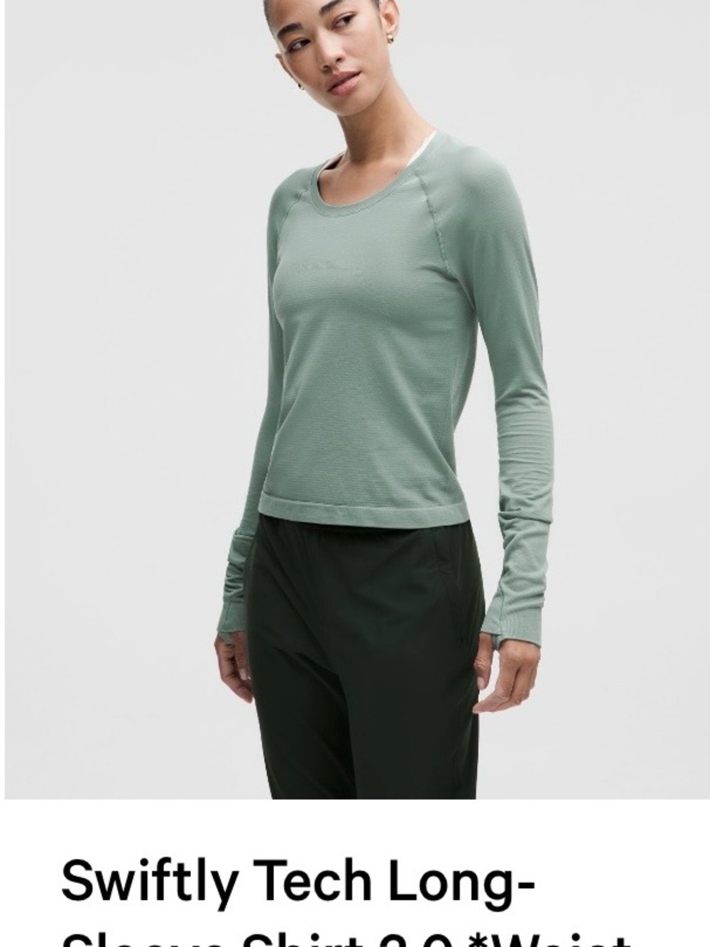 lululemon athletica Swiftly Tech Long-Sleeve Top - Sage